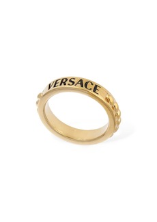 Versace Metal Logo Ring