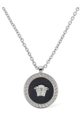 Versace Metal Necklace Logo Charm