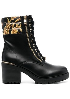 Versace Mia Garland-print 70mm ankle boots