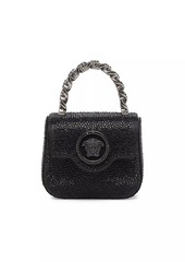 Versace Micro La Medusa Hotfix Top Handle Bag