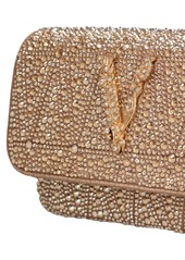 Versace Mini Crystal Shoulder Bag W/logo