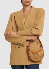 Versace Mini Hobo Viscose & Silk Bag