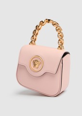 Versace Mini La Medusa Leather Top Handle Bag