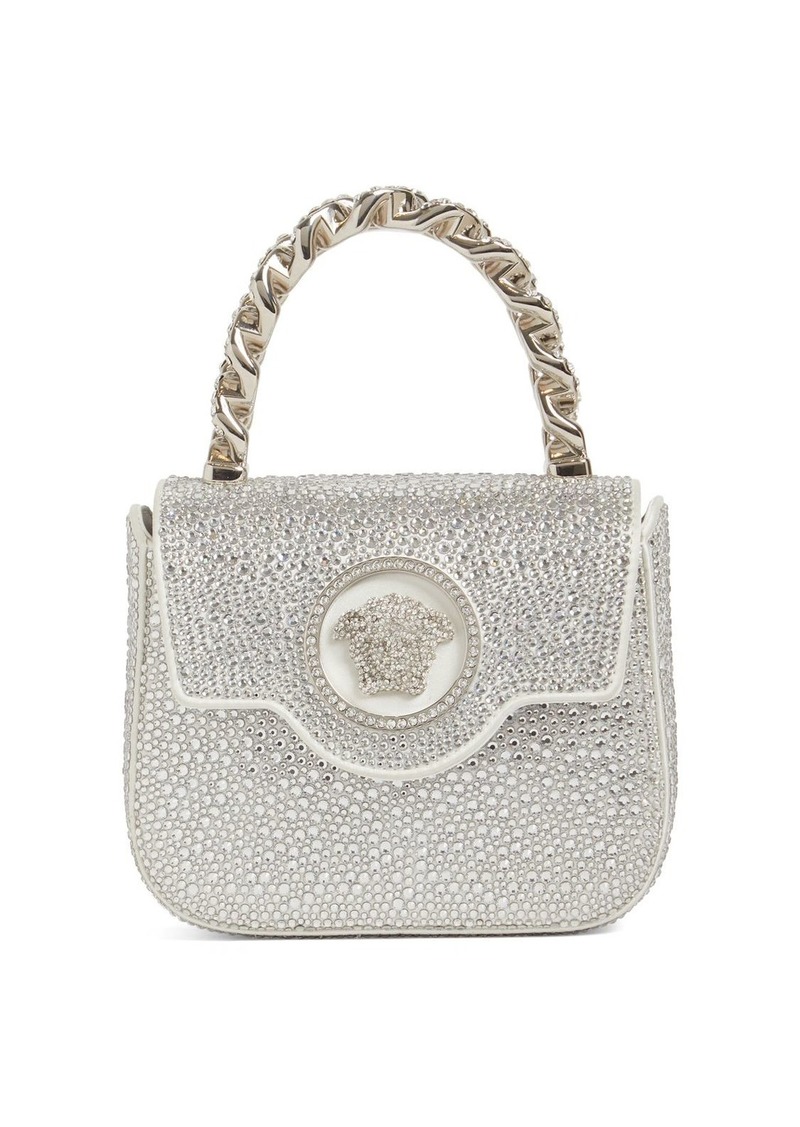 Versace Mini Medusa Crystal Top Handle Bag