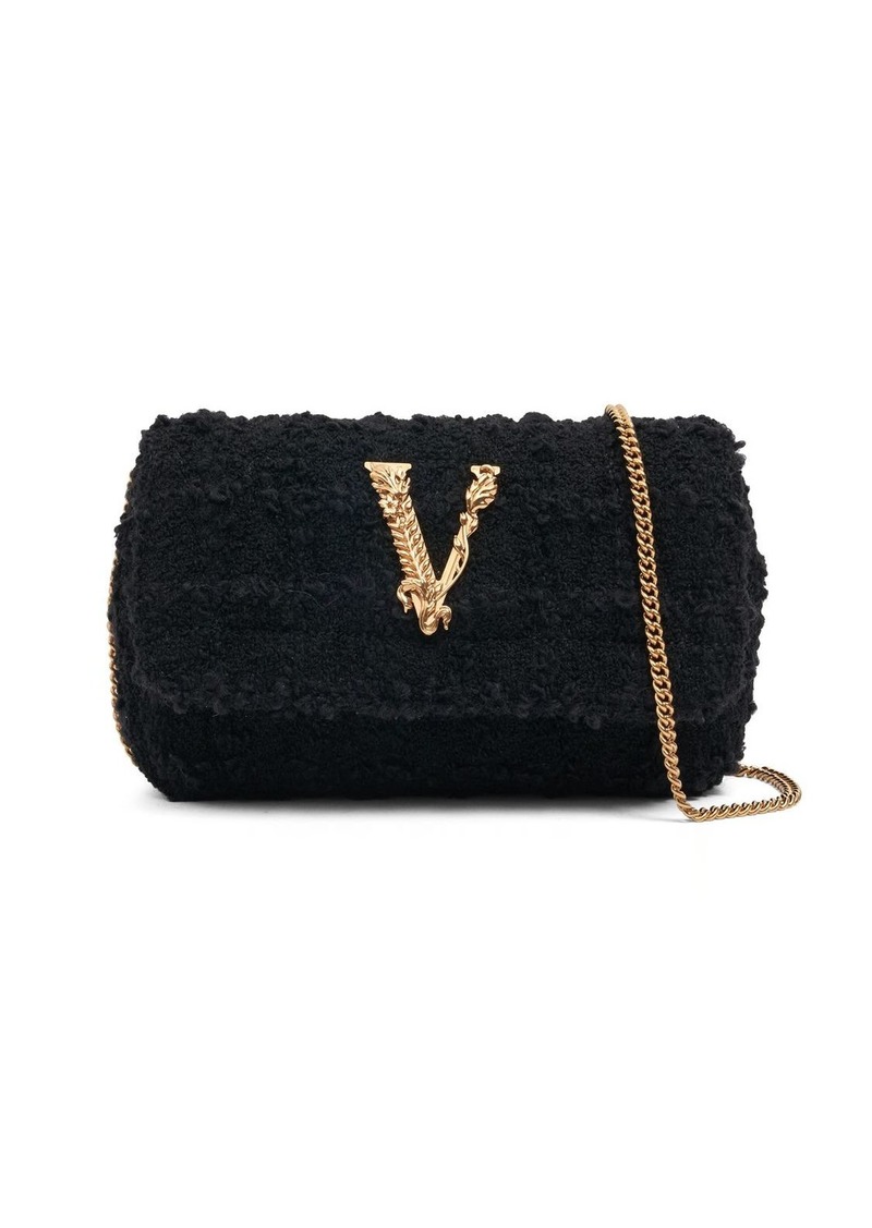 Versace Mini Padded Shoulder Bag W/logo