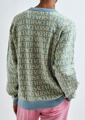 Versace Monogram Cotton Sweater