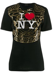 Versace New York-print T-shirt