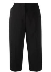 Versace O-ring cropped trousers
