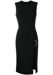 Versace O-ring sleeveless dress