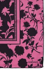 Versace Organic Silk Twill Floral Foulard