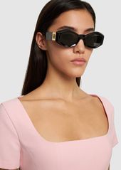 Versace Oval Acetate Sunglasses