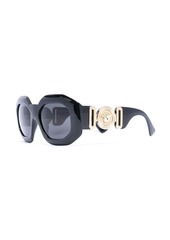 Versace oversized geometric frame sunglasses