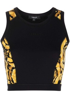 Versace panelled-design tank top