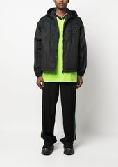 Versace panelled logo-print track jacket