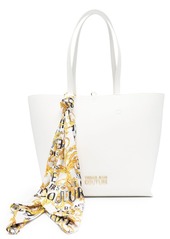 Versace plaque-logo tote bag