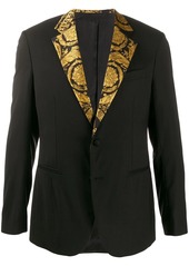 Versace printed lapel suit jacket