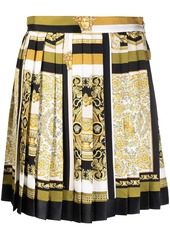 Versace printed pleated skirt