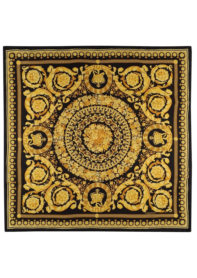 Versace Printed Silk Scarf