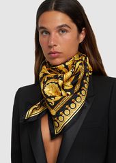 Versace Printed Silk Scarf