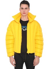 Versace Quilted Down Bomber Jacket