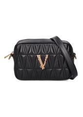 Versace Quilted Leather Camera Bag