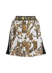 Versace Regalia Pleated Mini-Skirt