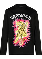 Versace Roar-print cotton T-shirt