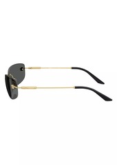 Versace Runway 60MM Rectangular Sunglasses