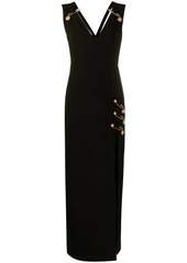 Versace Safety Pin floor-length dress