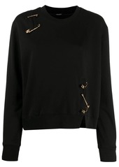 Versace safety pin sweatshirt