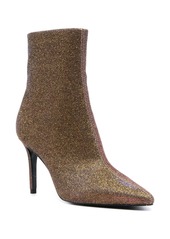 Versace Scarlett 90mm metallic ankle boots