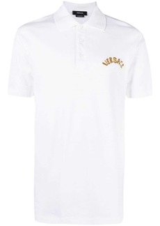 Versace Seashell Baroque-logo polo shirt