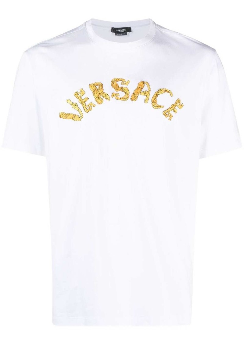 Versace Seashell Baroque cotton T-Shirt