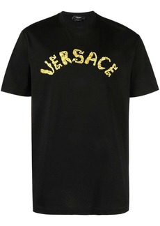 Versace Seashell Baroque cotton T-Shirt