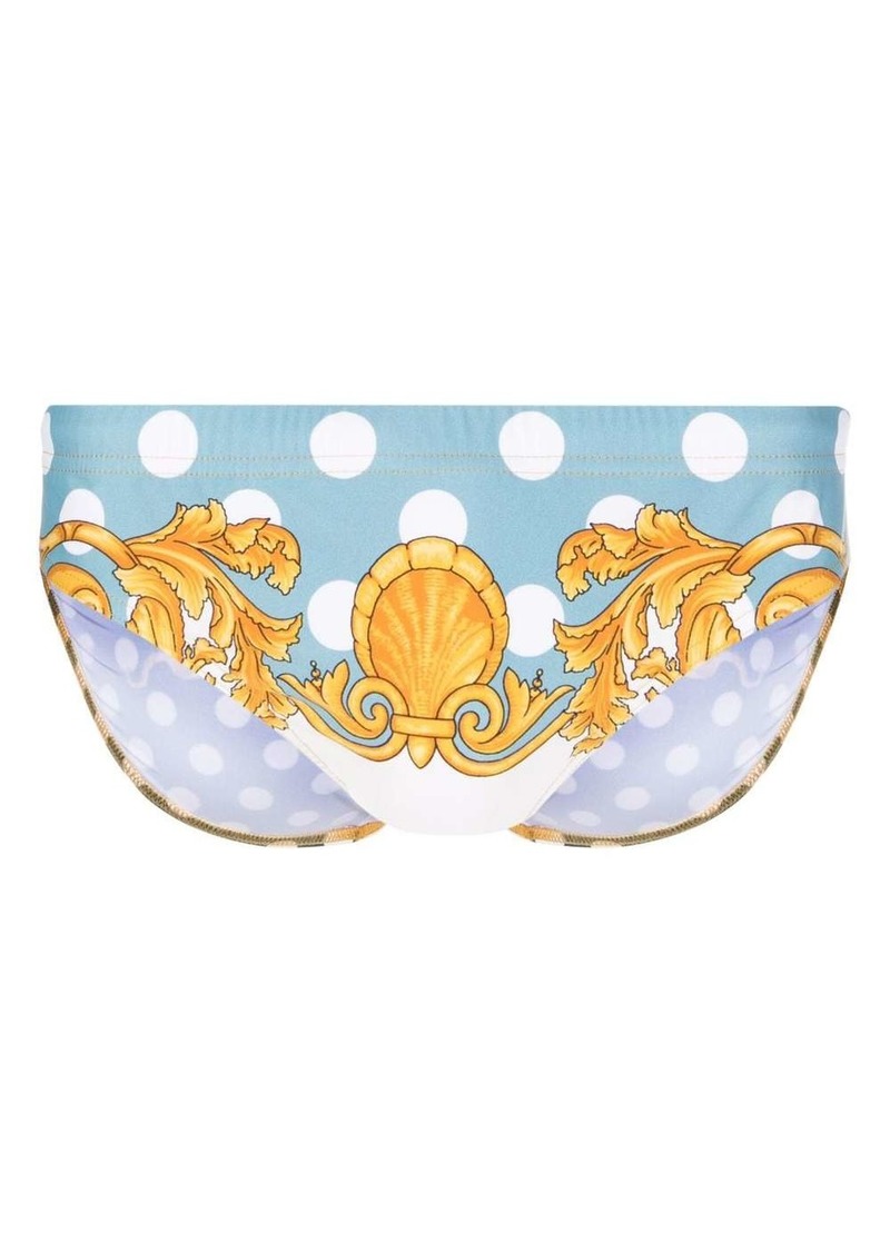 Versace Seashell Baroque swim briefs