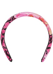 Versace Silk Logo Headband