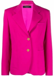 Versace single-breasted fitted blazer