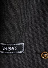Versace Single Breasted Wool Jacket