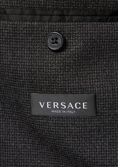 Versace Single Breasted Wool Jacket