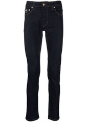Versace slim-cut logo-patch jeans