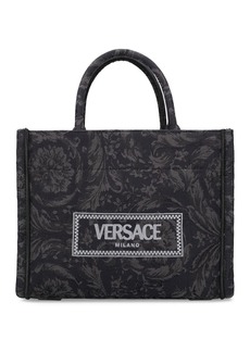 Versace Small Barocco Jacquard Tote Bag