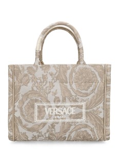 Versace Small Barocco Jacquard Tote Bag