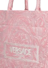 Versace Small Barocco Jacquard Tote Bag
