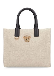 Versace Small Canvas Tote Bag