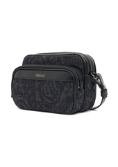 Versace Small Jacquard Canvas Crossbody Bag