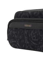 Versace Small Jacquard Canvas Crossbody Bag