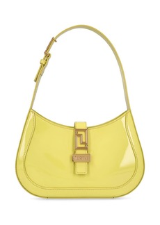 Versace Small Leather Hobo Bag