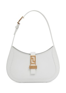 Versace Small Leather Hobo Bag