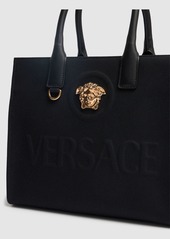 Versace Small Medusa Canvas Tote Bag