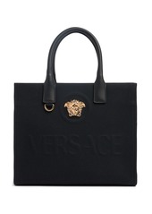 Versace Small Medusa Canvas Tote Bag